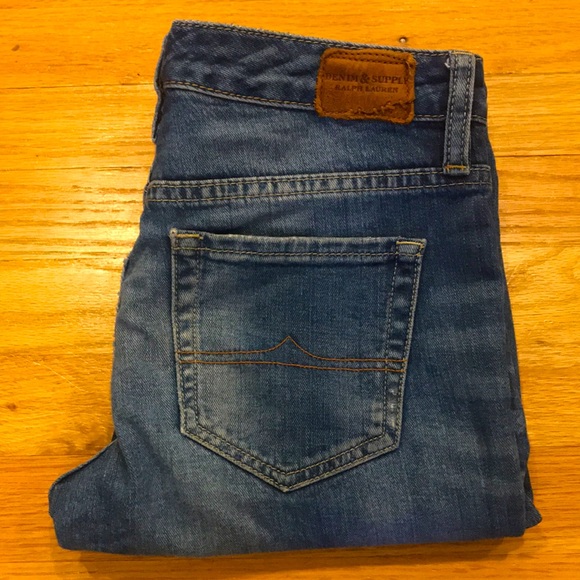DENIM & SUPPLY Ralph Lauren RIPPED Low Slim Jeans - Picture 15 of 16